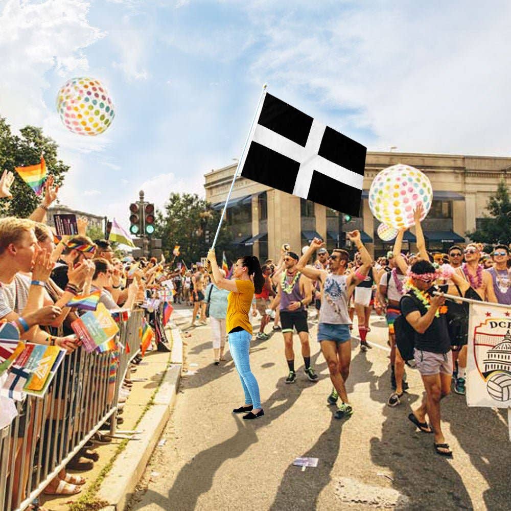 Flags Importer - Wholesale Flag - Cornwall Flag 3x5ft Poly2