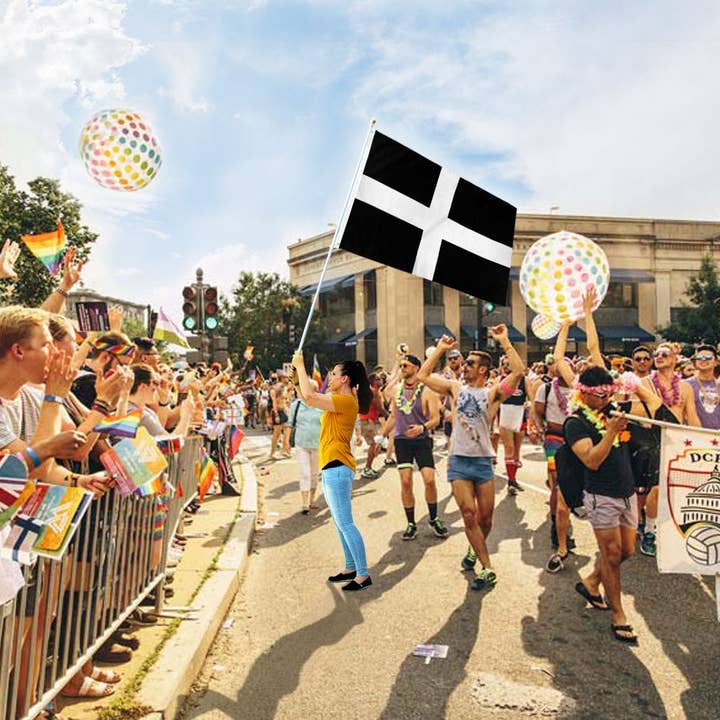 Flags Importer - Wholesale Flag - Cornwall Flag 3x5ft Poly2