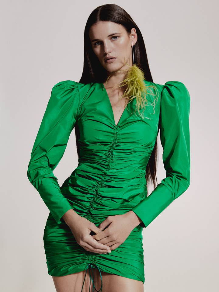 RUCHED MIDI DRESS for wholesale by JCPAJARES