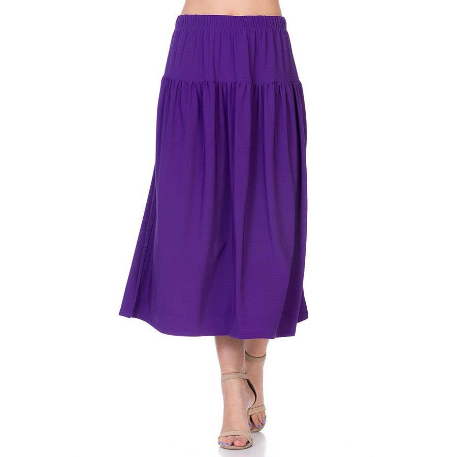 Azules Clothing - Wholesale Rok - Dames - ASK-9026PS eigentijdse midi-rok16