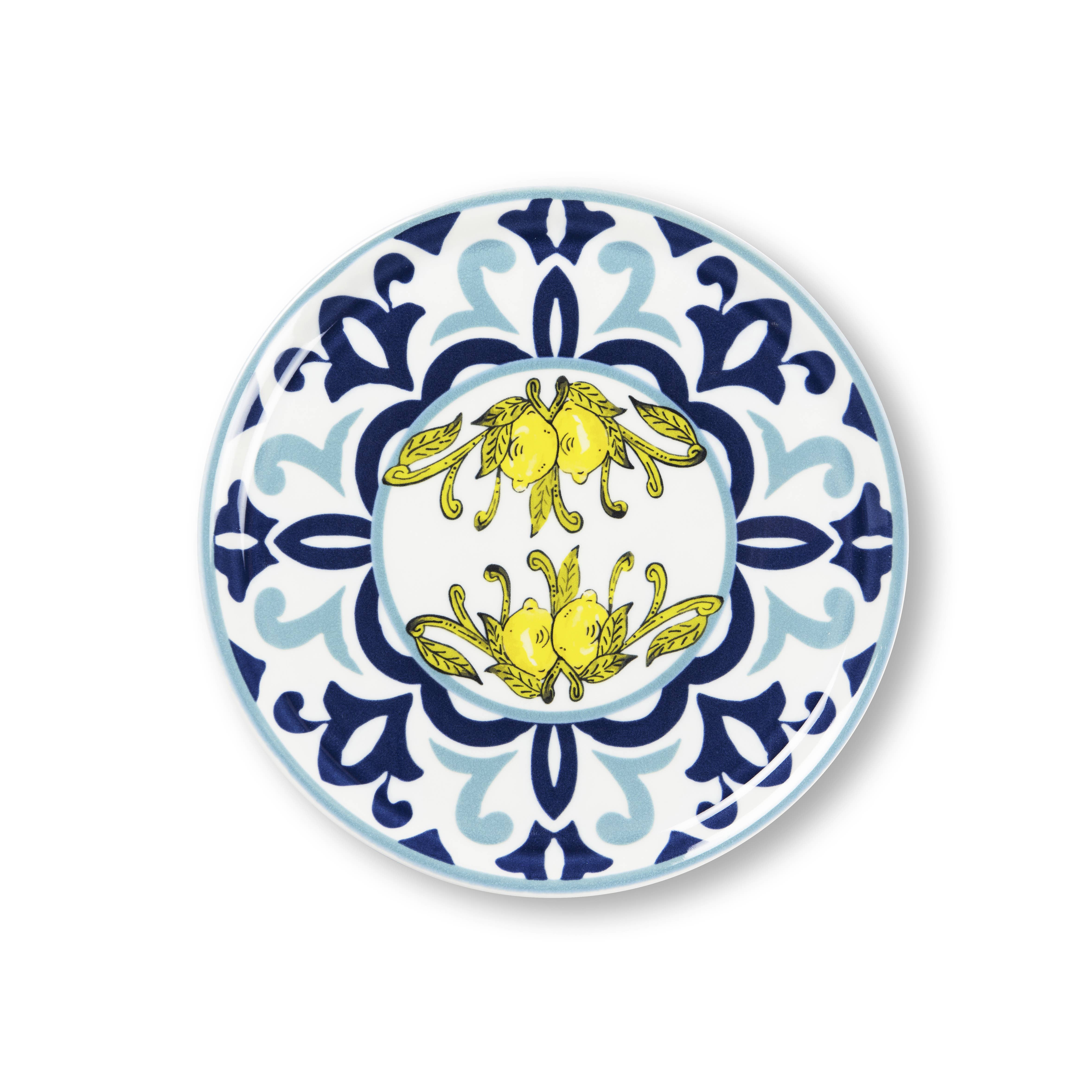 multicolour Set of 6 Amalfi Pizza Plates 31 for wholesale on Faire1