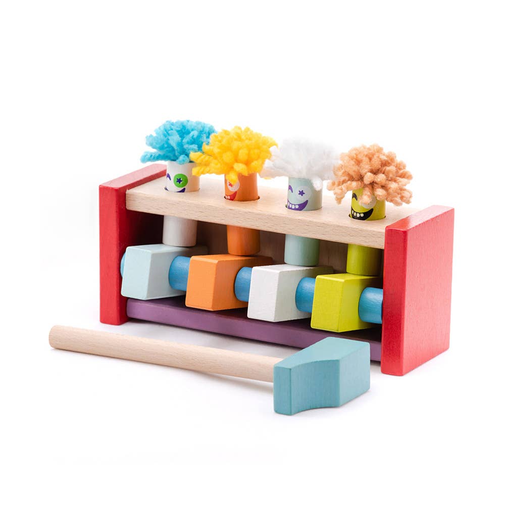 AJ Aguiar - Wholesale Classic Toy - Kids - Cubika Wooden Fun Hammer 6 Pcs0