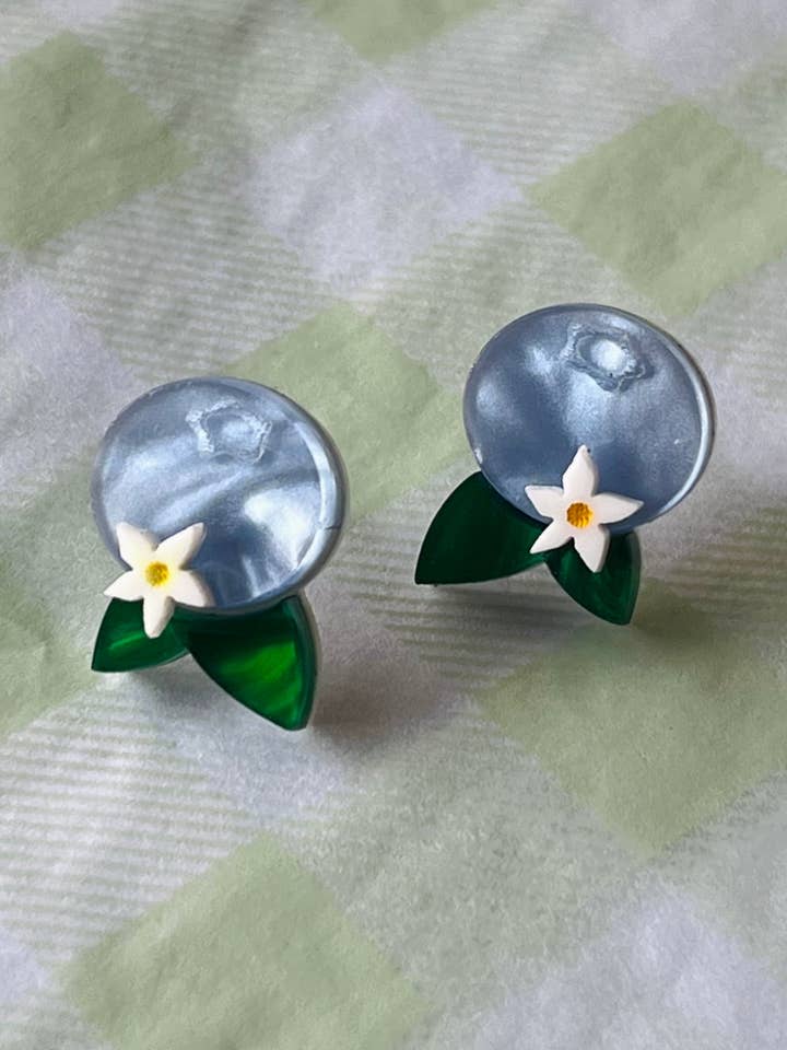 Blueberry Studs for wholesale by Studio Nena