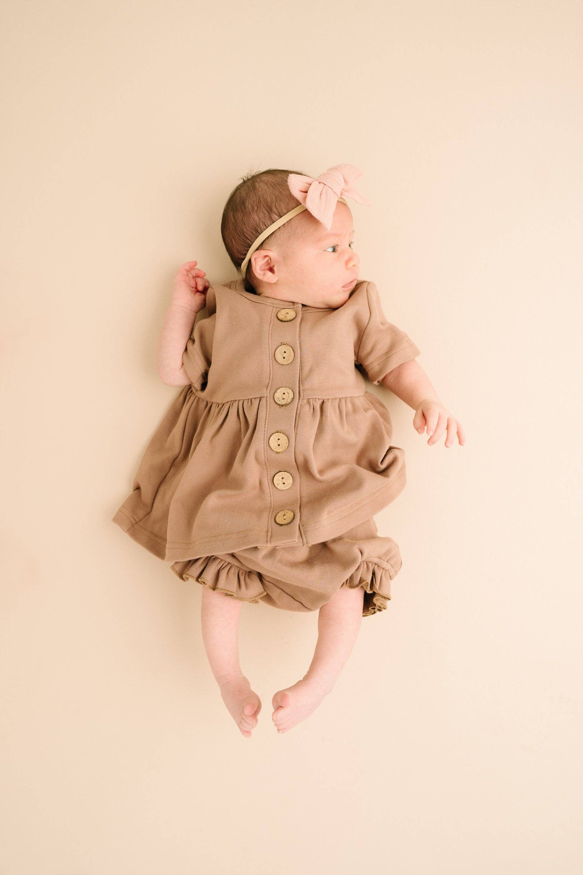 Little One Shop - Wholesale Dress - Baby - Sparrow Button Dress2