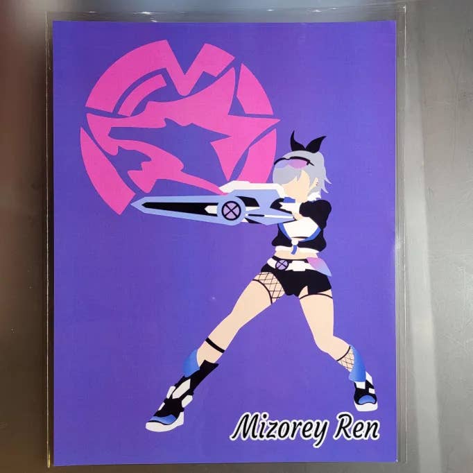 Silver Wolf Honkai Star Rail Print for wholesale by Mizorey Ren