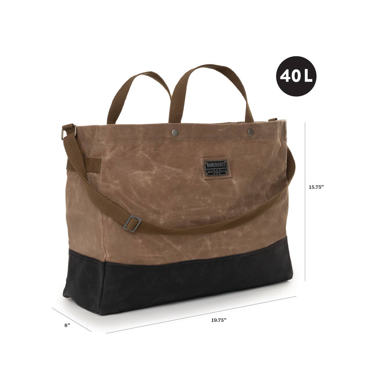 Barebones - Wholesale Tote Bag - Unisex - Neelum 40L Giant Tote- Waxed Canvas Bag1