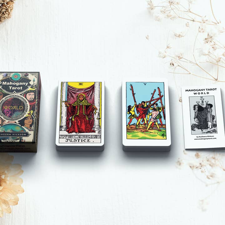 Mahogany Tarot - Vendita all'ingrosso Carta dei tarocchi/oracolo - Mahogany Tarot WORLD EDITION | Mazzo di tarocchi classico7