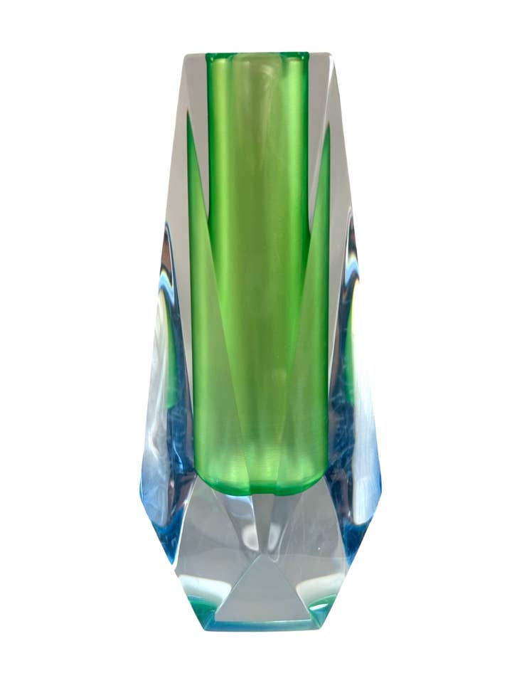Bud Vase, Blue/Green for wholesale by Maven Home