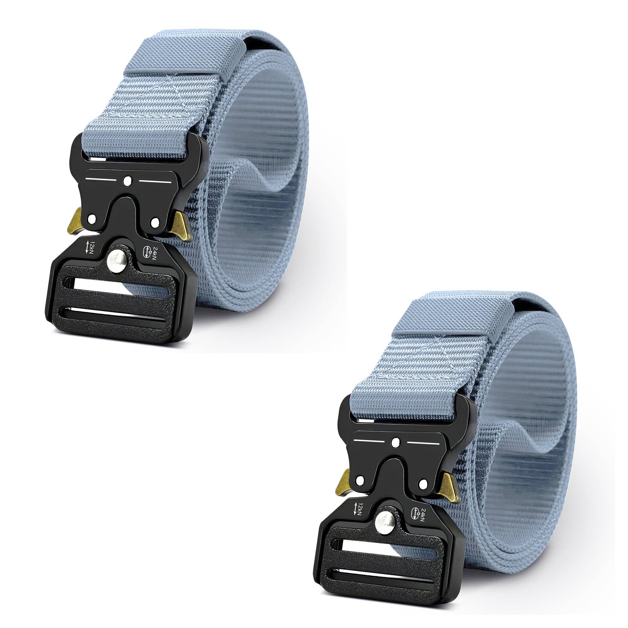 Ledsone - Wholesale Belt - Men's - Fabric Trim Men's Belt Adjustable Buckle Fit for Men Dress ~53372