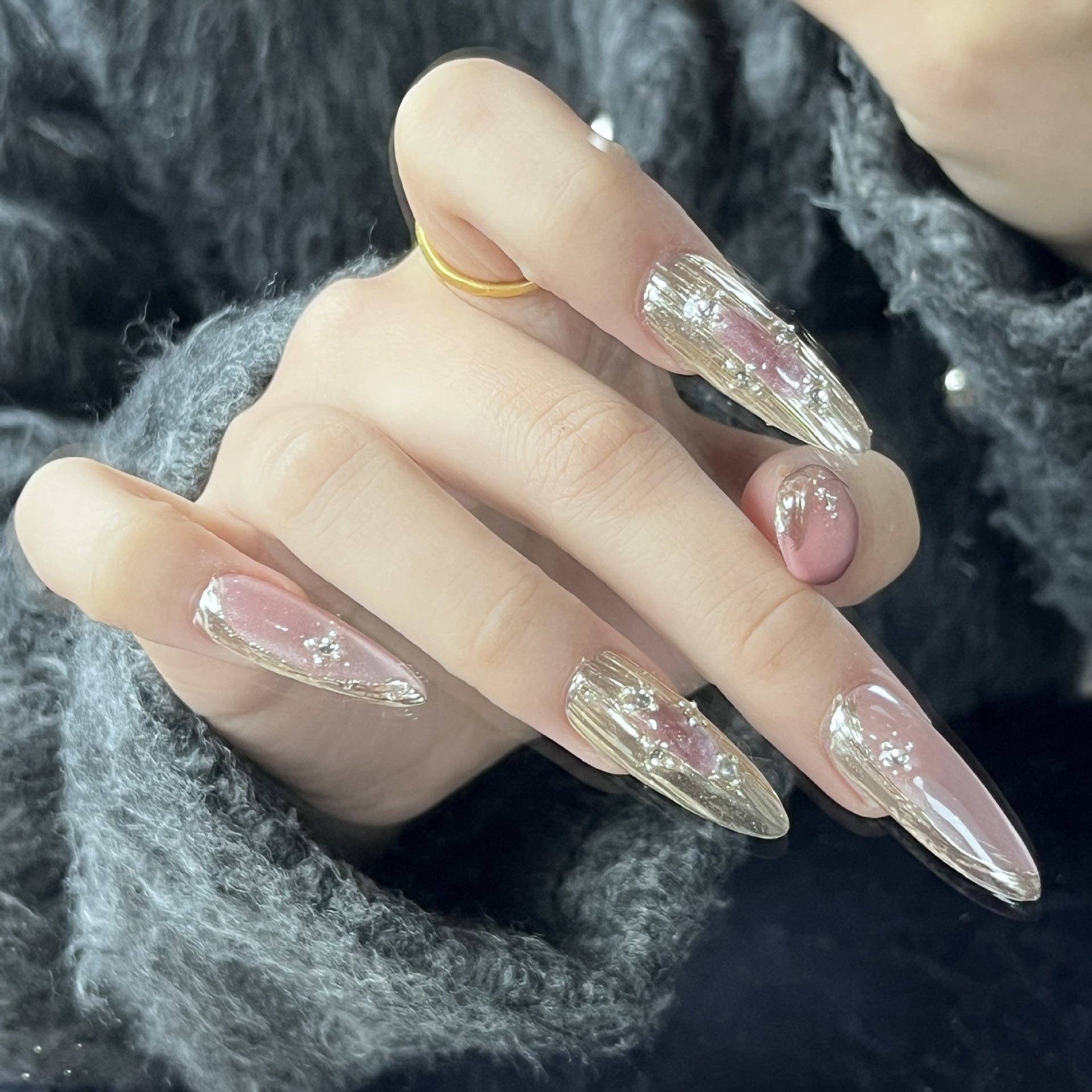 VividLux - Wholesale Press-On/Fake Nails - Hand Made Snake Press on Nails E1032