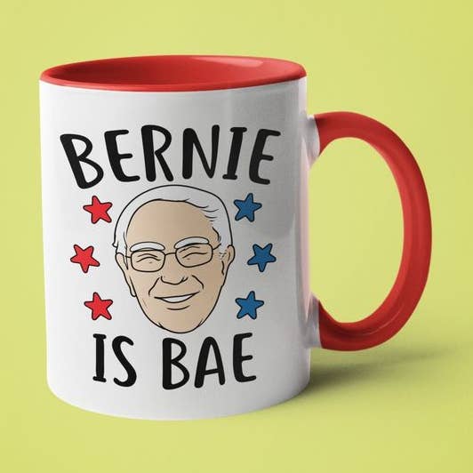 Bernie is Bae - Bernie Sanders Themed Coffee Mug for wholesale by Ink Pop