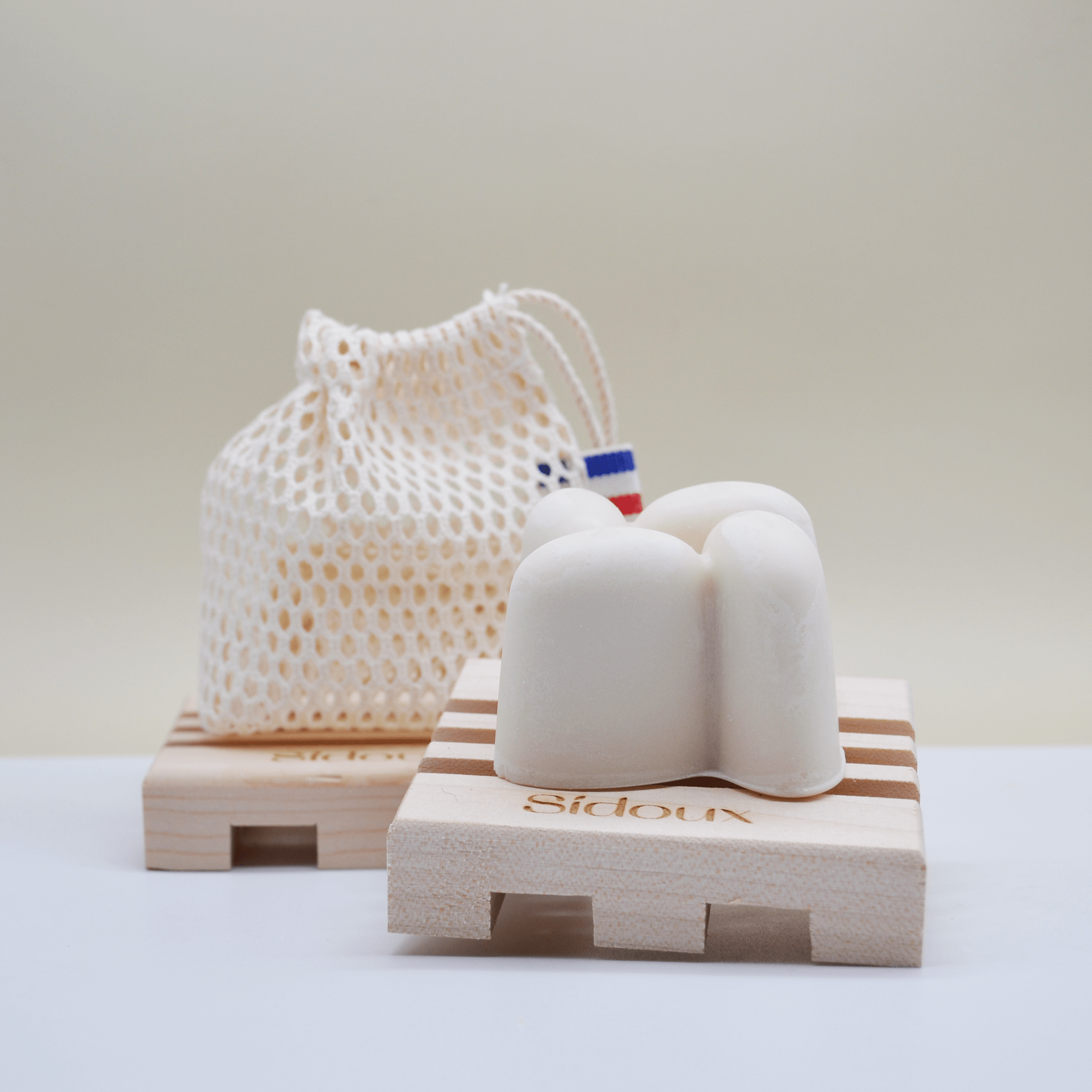 Sidoux - Wholesale Bath Pouf/Sponge - Organic Cotton French Save-Soap Net0