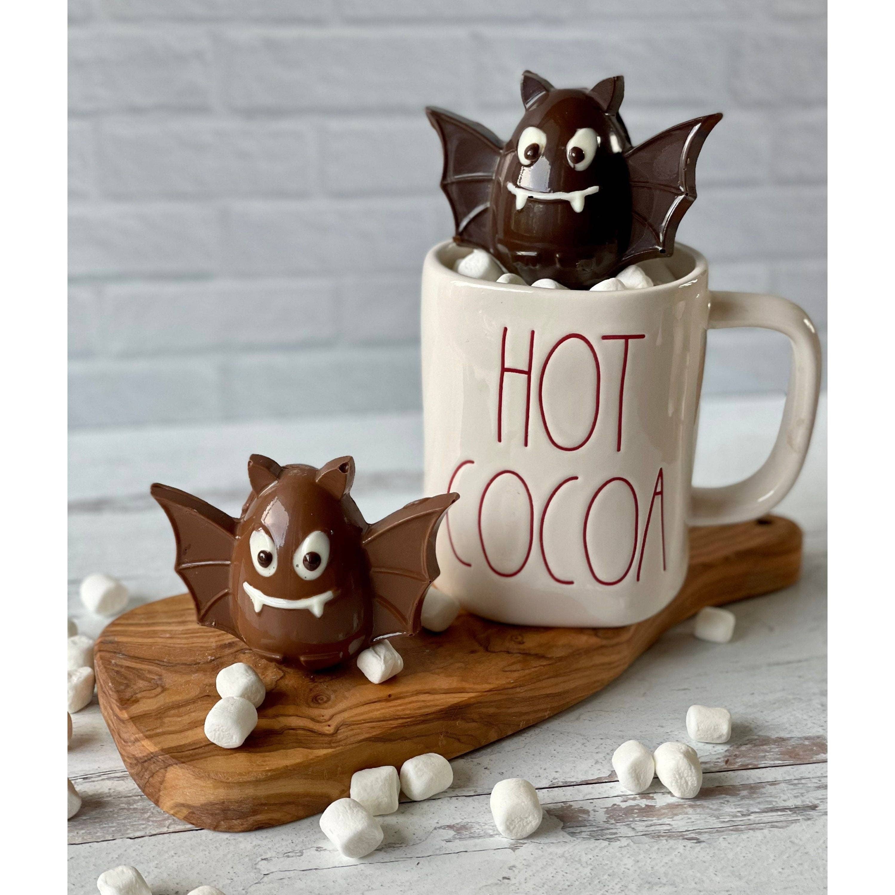 Chocolates Unlimited by Denise - Wholesale Hot Cocoa Mix/Kit - Halloween Bat Hot Chocolate Bombs 1