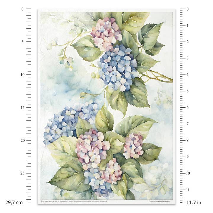 ITD Collection - Wholesale Craft supplies - RP074 - Rice Paper Creative Set - 11pcs x A4 / 8.27x11.7 in11