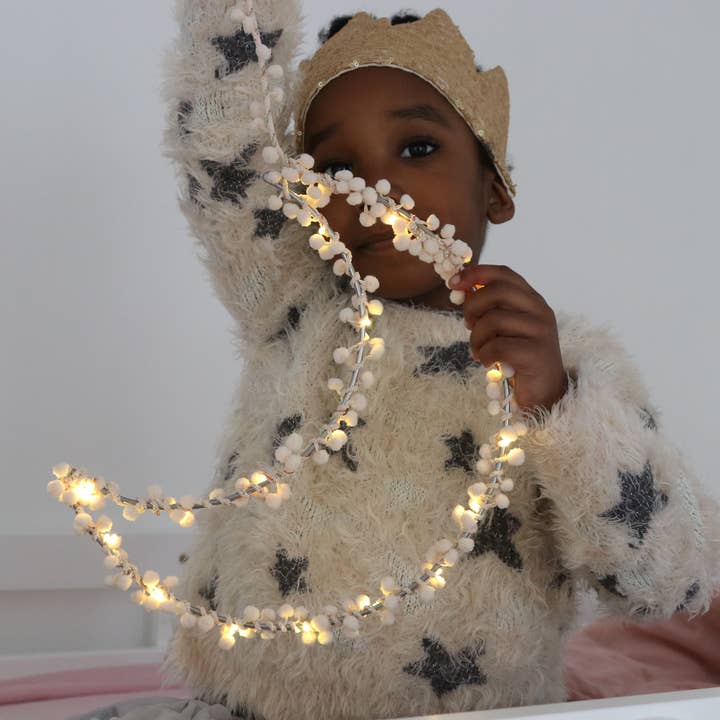 Pom Pom Moon Fairy Light and other Purchase wholesale red and white pom poms. Free returns & net 60 terms on Faire trending on Faire.