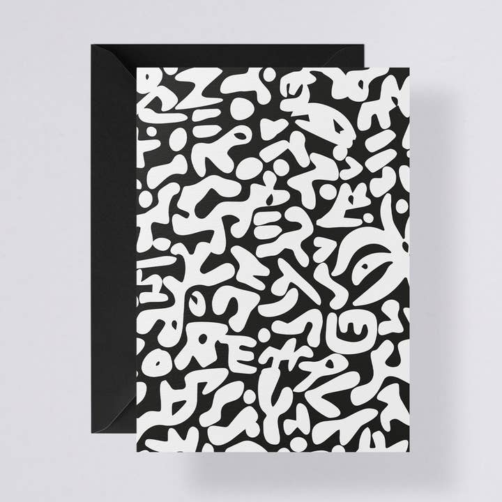 Da Da Da Wenskaart - met zwarte envelop voor wholesale door nuuna