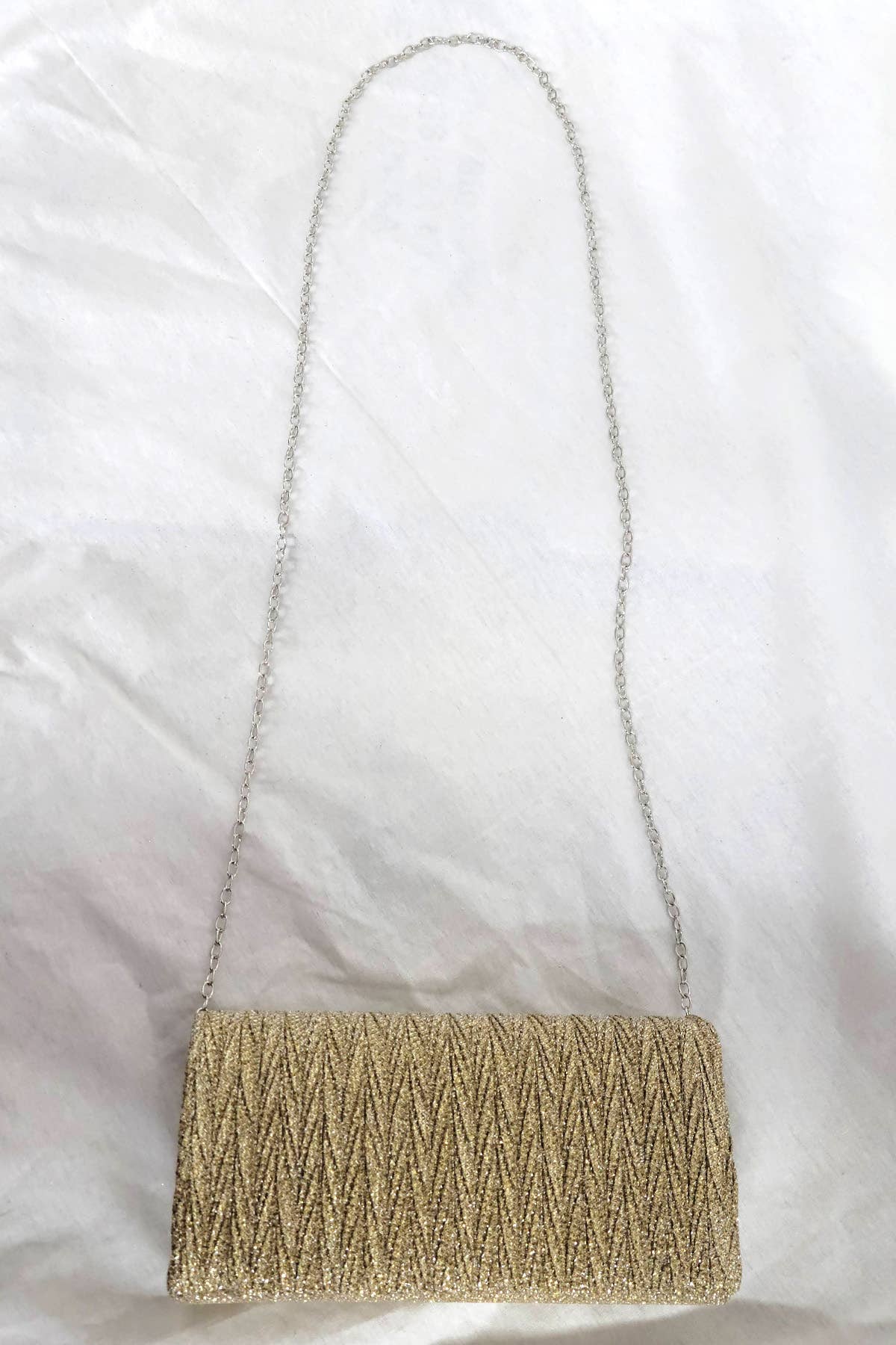 Chicas - Wholesale Clutch Bag - Women's - Sparkling evening bag with adjustable chain FB726821