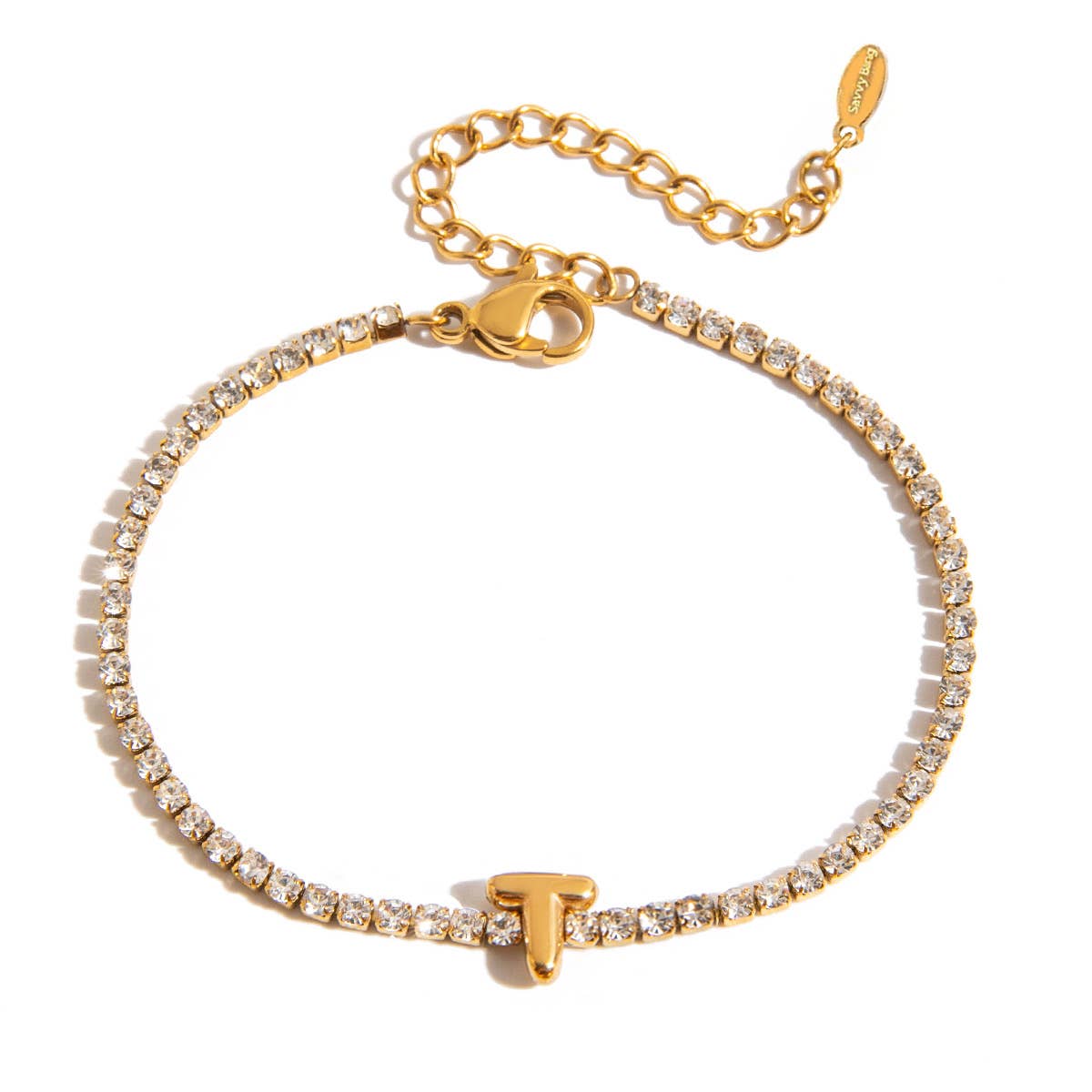 Savvy Bling - Wholesale Tennis Bracelet - Initial Tennis Bracelet Water Resistant19