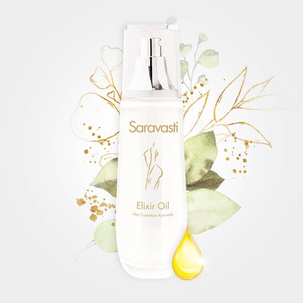 Óleo de Elixir Saravasti - Ayurveda - Reafirmante de Busto por atacado de Alohanatura Barcelona