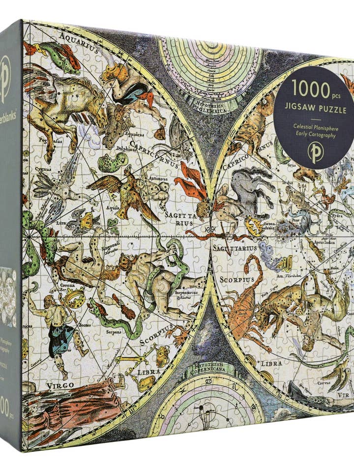 Paperblanks Celestial Planisphere 1000 Piece Puzzle for wholesale by Chronicle Books