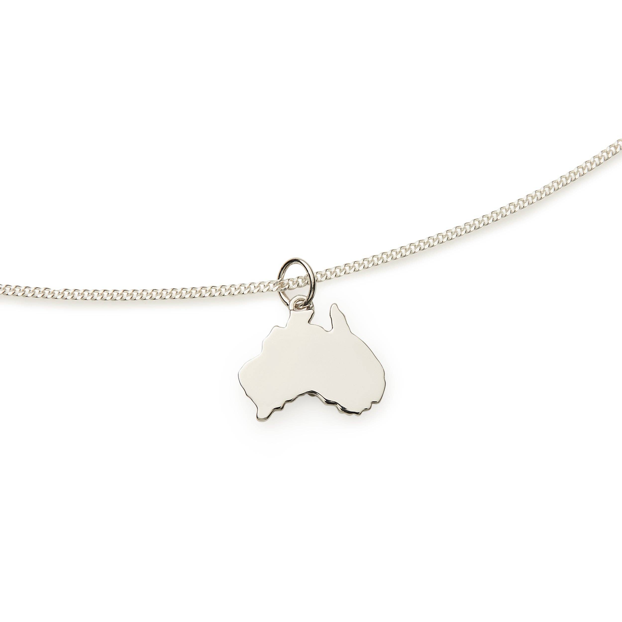 PL Collective - Wholesale Pendant/charm necklace - Australian Map Necklace0