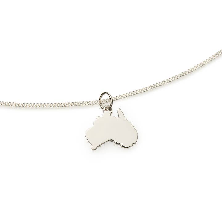 PL Collective - Wholesale Pendant/charm necklace - Australian Map Necklace