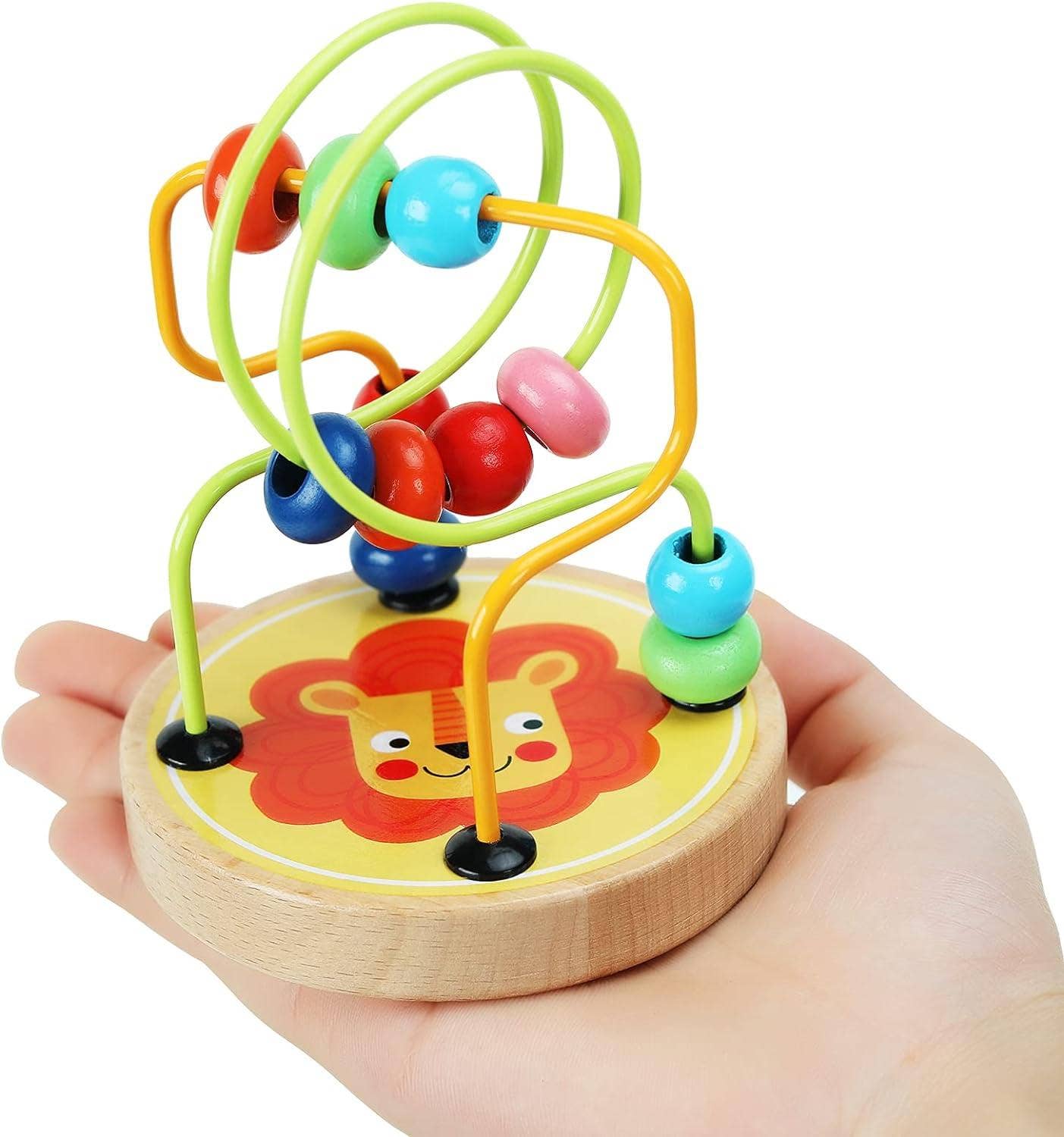 VIGOR - Wholesale Wood Toy - Kids - Perfect Gift Bead Maze Toy for Toddlers Wooden Colorful Roll1