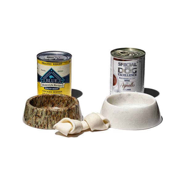 Puebco - Wholesale Pet Bowl - Cat/Dog - MARBLE PET BOWL