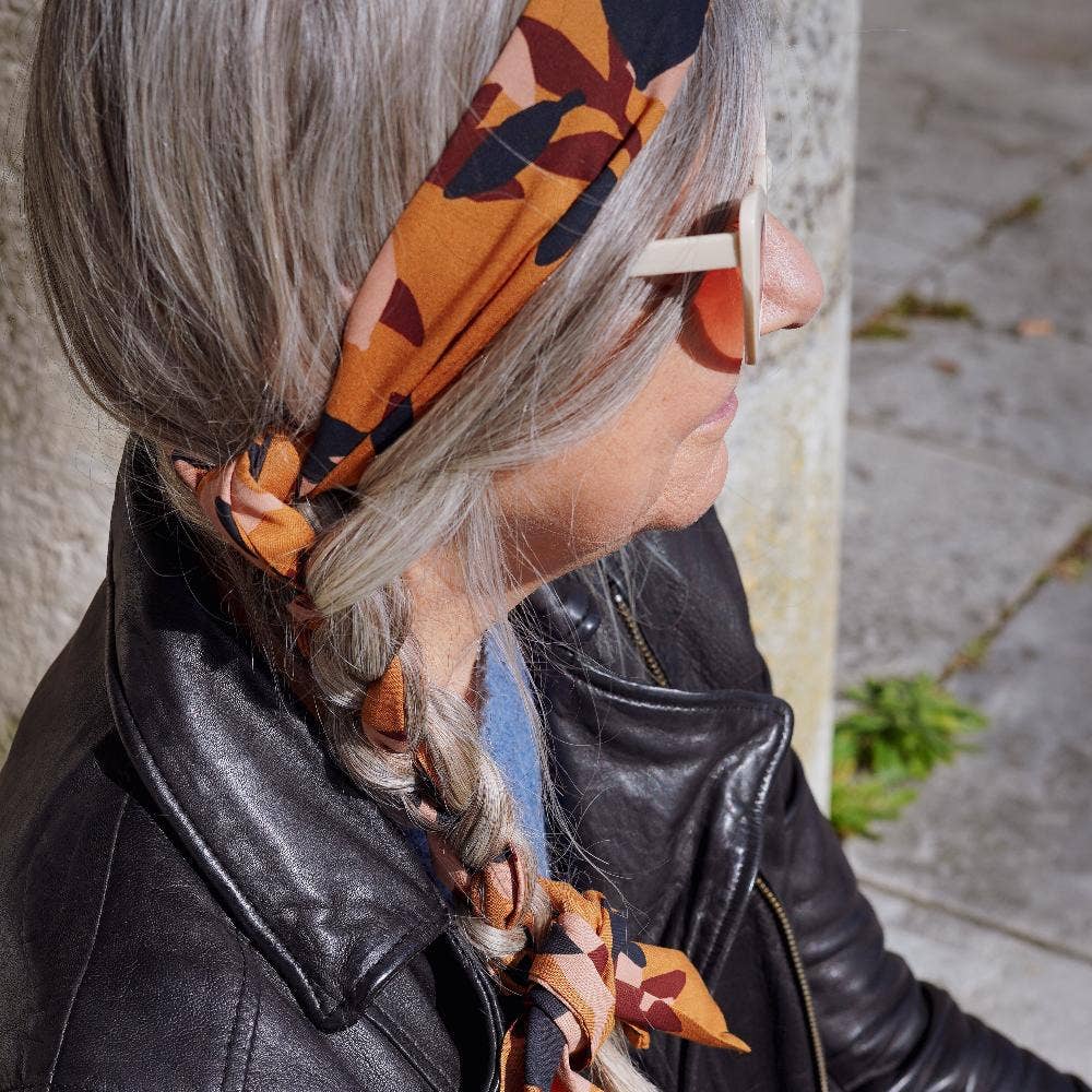 Jolie mouette - Vendita all'ingrosso Fascia per capelli - Donna - Fascia Cintura Alma - Giallo Senape - Grande1