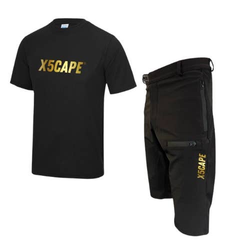 X5CAPE Rebellion 24K Jugend Kurzarm- & Shorts-Mountainbike-Rennset für den Großhandel von X5CAPE