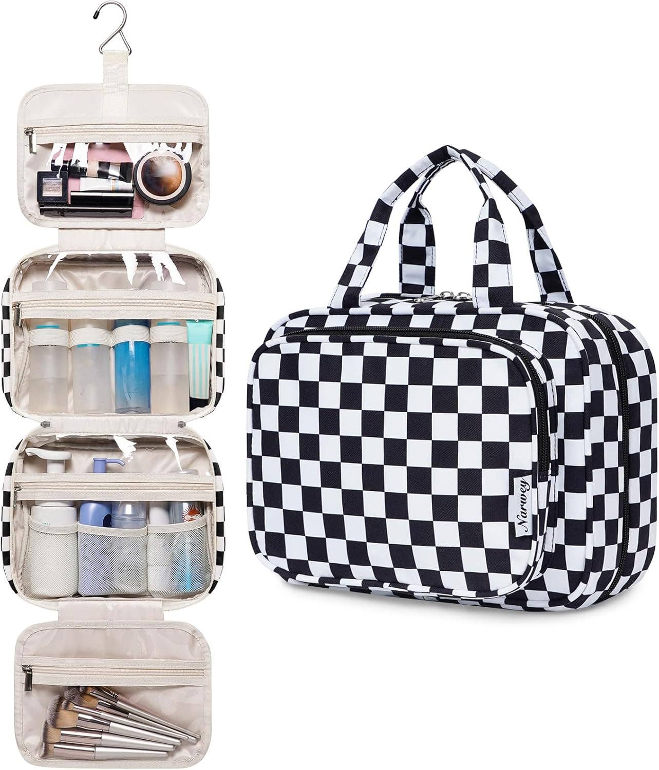 wandf – Großhandel Schmink-/Kosmetiktasche – Hängender Kulturbeutel für Frauen Reise-Make-up-Tasche133