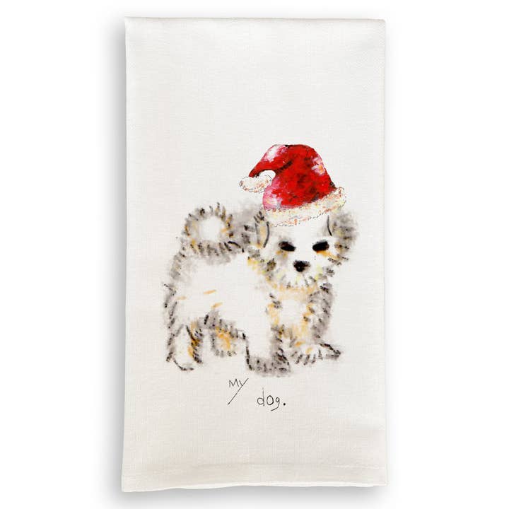 My Dog Fluffy with Merry Christmas for wholesale by French Graffiti