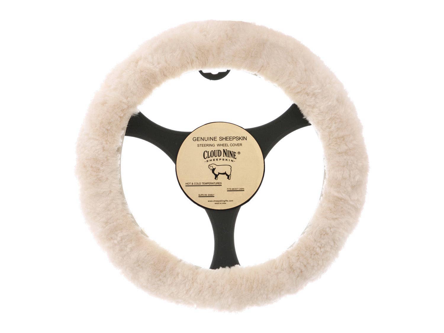 Cloud Nine Sheepskin - Wholesale Car Decorative Charm - Unisex - Genuine Sheepskin Steering Wheel Covers3