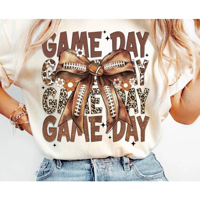 Game Day-Football Bows for wholesale by Start2Finish