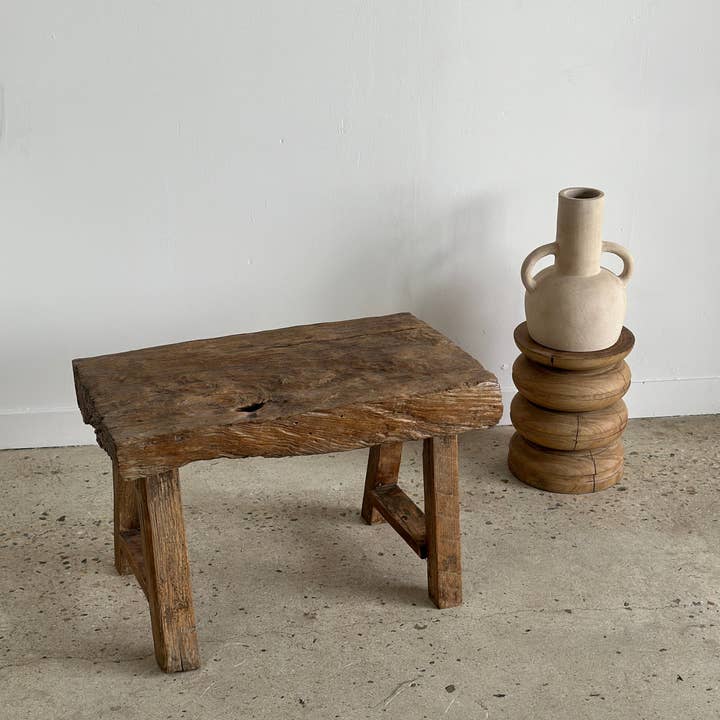 Office Objets - Wholesale Stool - Solid Asian teak stool or side table79