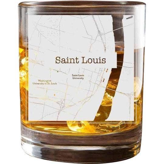Saint Louis College Town Glasses (Set of 2) for wholesale by College Town Glasses