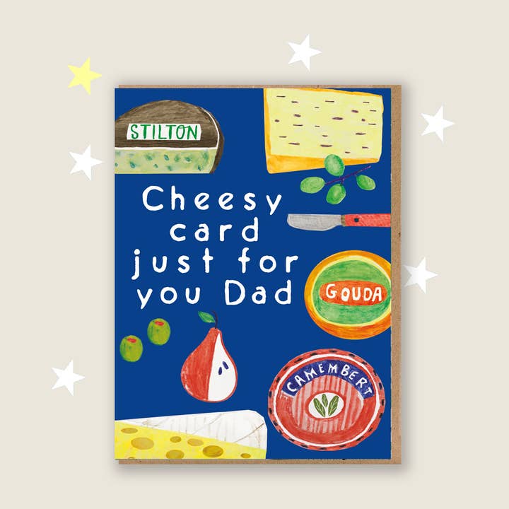 Dad Card - Cheesy Card Just For You Dad for wholesale by Lou Mills