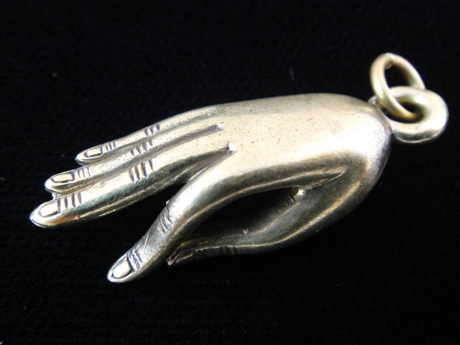 Tika - Wholesale Individual Charm/Pendant - Brass Deity Pendant- Buddha Hand5