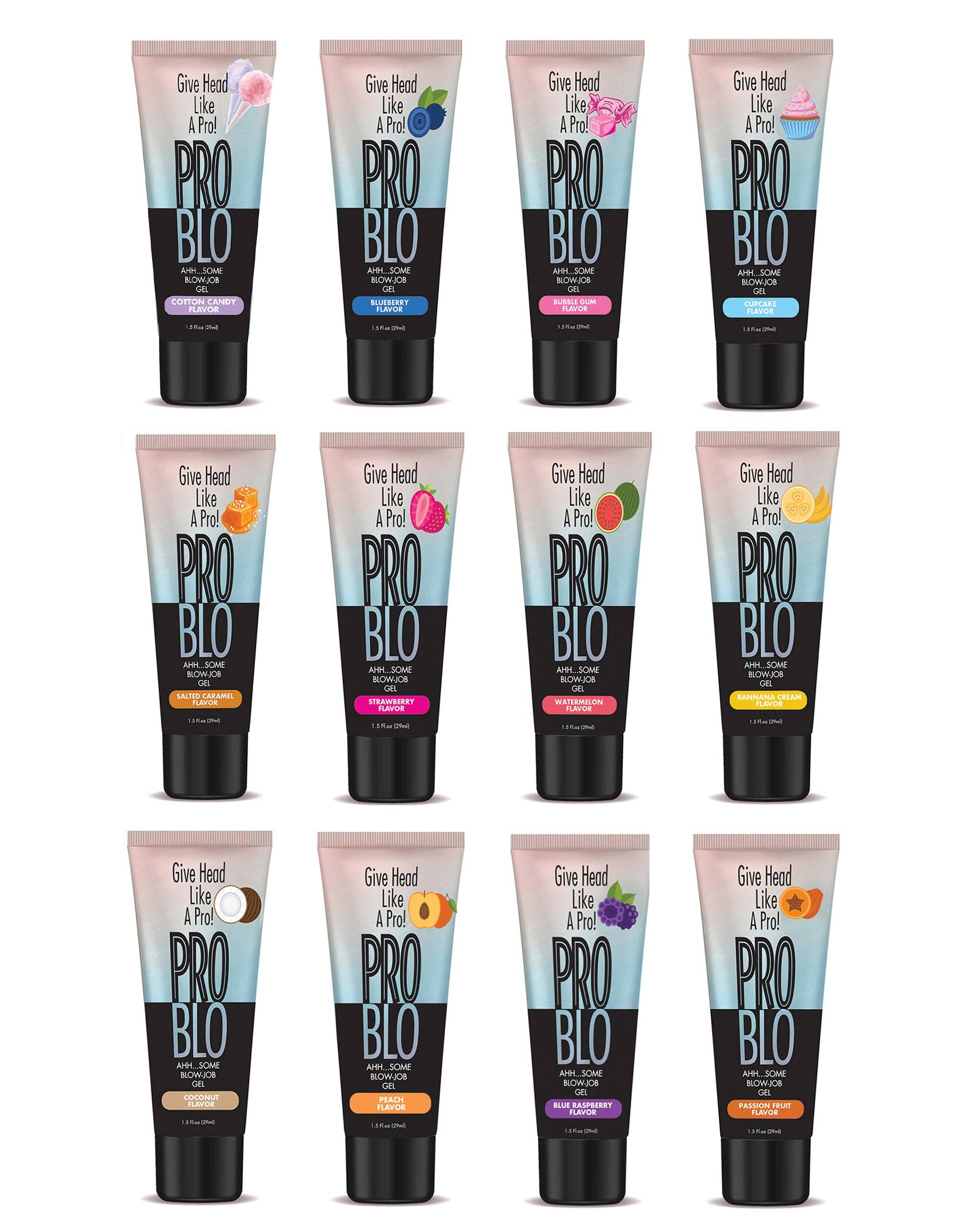 Little Genie Productions - Wholesale Personal Lubricant - Pro Blo Oral Pleasure Gel- Strawberry1