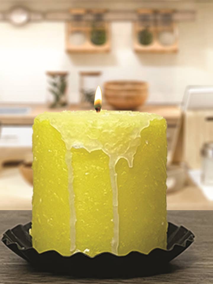 Lemon Blueberry Mini Hearth for wholesale by Warm Glow Candle Company