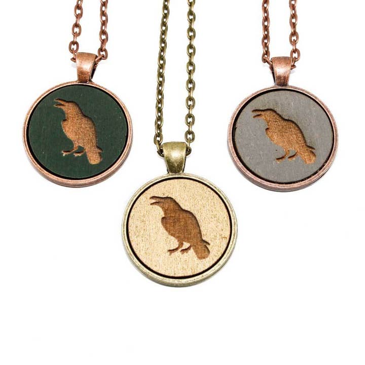 Colgante Cameo pequeño - Raven para venta al por mayor de Once Again Sam