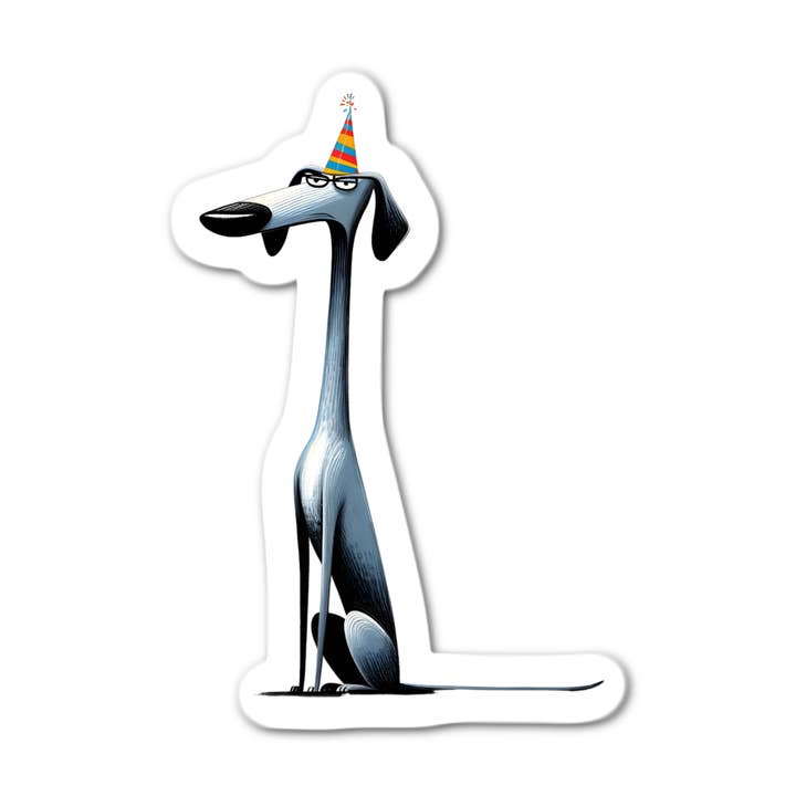 Stick-It Expressions - Wholesale Phone & Laptop Stickers - Happy Birthday Dog 1.5 Sticker0