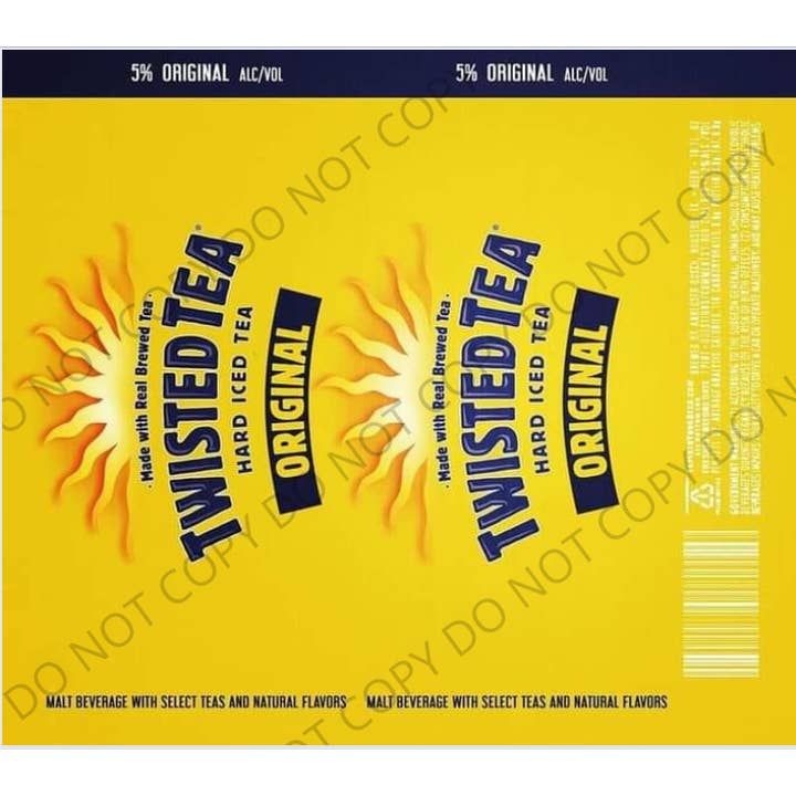 Ink'd Worx by Design - Wholesale Insulated Mug/Tumbler - Twisted Tea 20 oz Skinny Sublimation Tumbler
