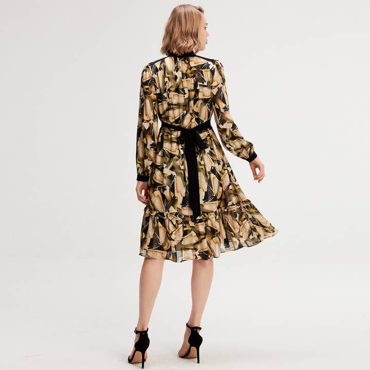 Smart and Joy - Wholesale Dress - Women's - Graphic print tunic dress