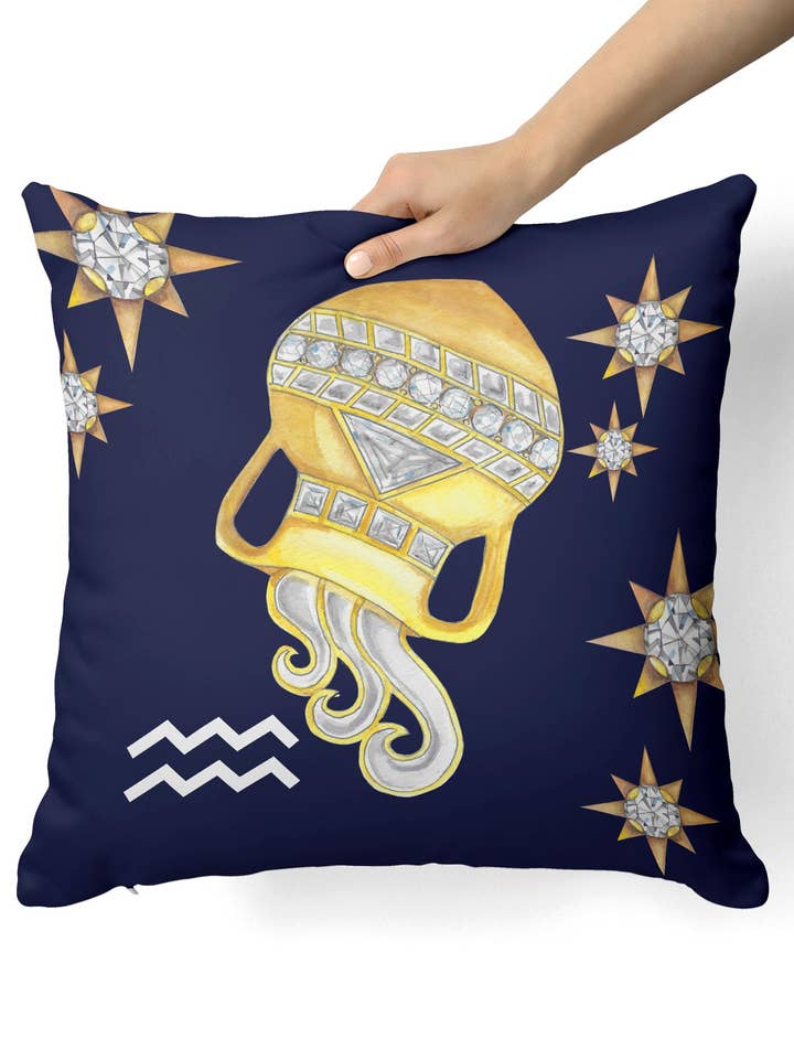 Aquarius Pillow for wholesale by Juler's Row