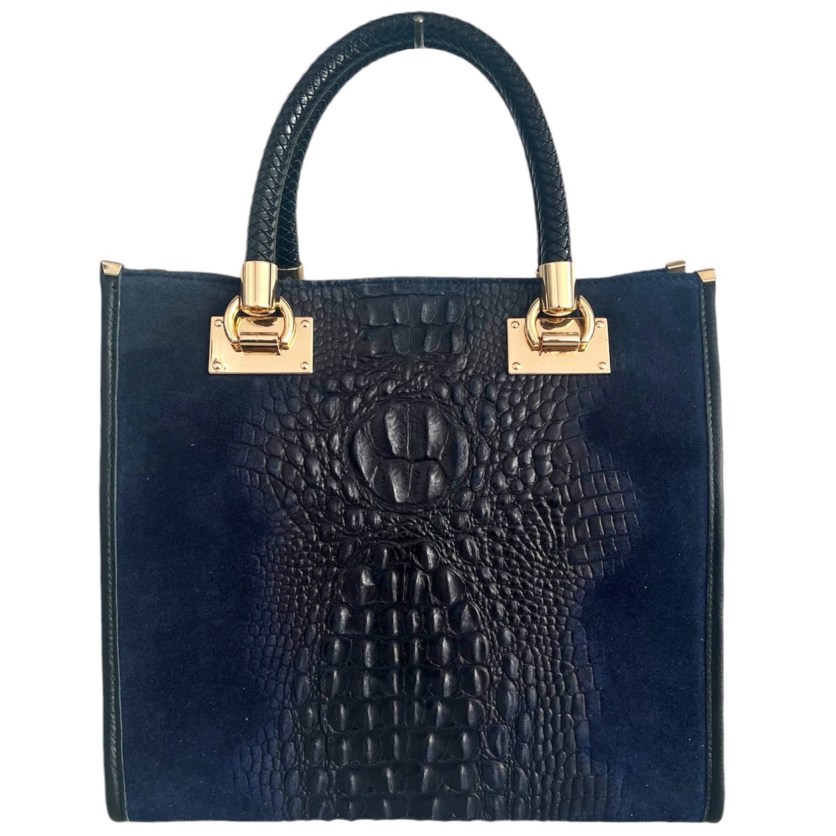 MODARNO - Wholesale Shoulder Bag - Women's - Modarno Women's shoulder bag - coconut print suede leather h6