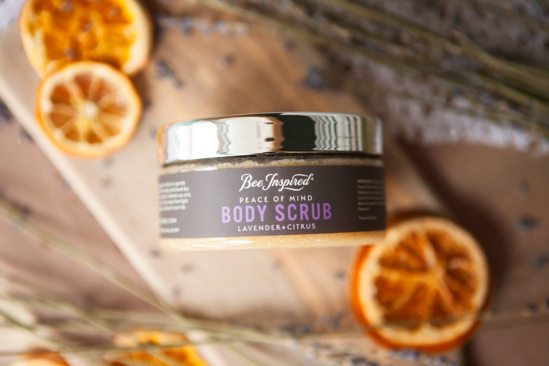 Bee Inspired - Wholesale Body Scrub/Exfoliant - Peace of Mind Body Scrub | 8oz Lavender Citrus Body Scrub1