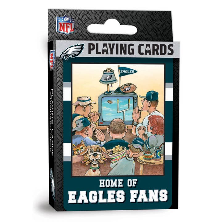 Masterpieces Puzzles - Wholesale Playing Cards - Philadelphia Eagles Fan Deck Playing Cards - 54 Card Deck