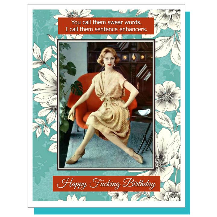 Ümlaut Brooklyn - Wholesale Birthday Card - Swear Words Birthday Greeting Card