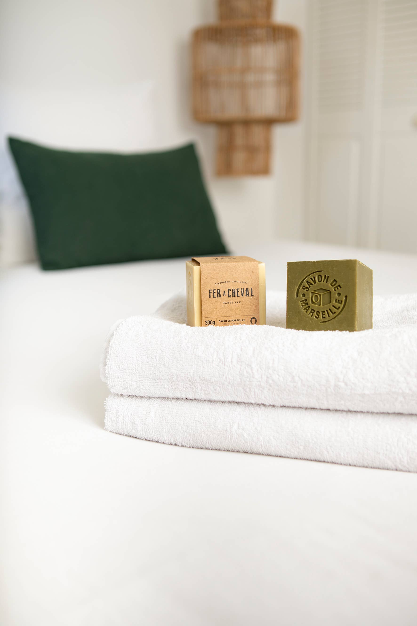 Fer à Cheval US - Wholesale Bar Soap - Pure Olive Marseille Soap Cube 10.59 oz - 100% natural and 100% olive oil base Vegetal Marseille Soap Cube 10.59 oz - 100% natural and 100% olive oil base without coloring, perfume or preservatives 3